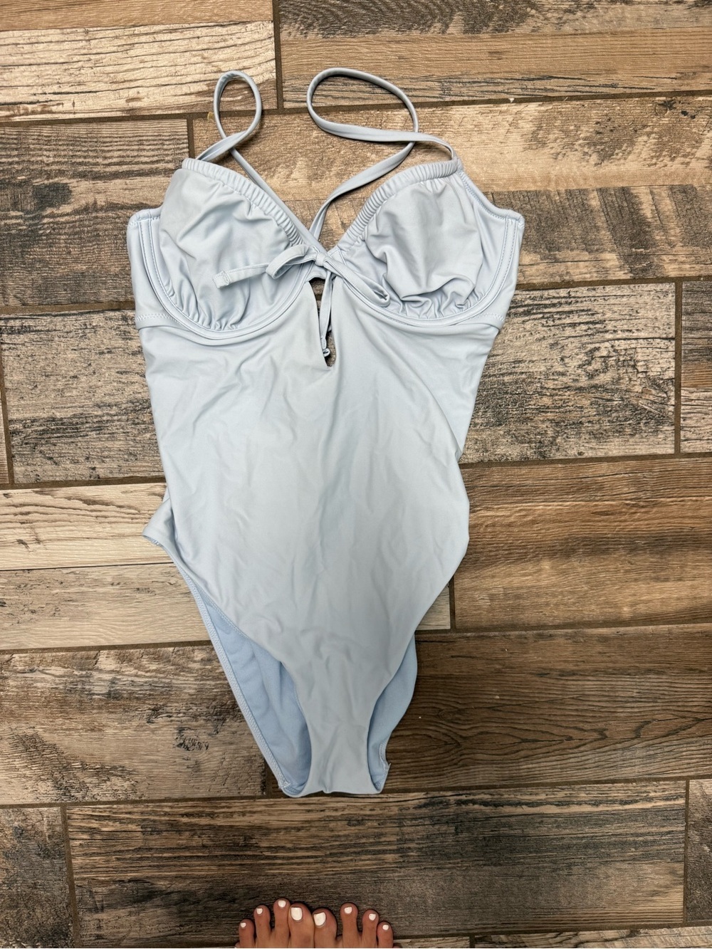 Adore Me Light Blue One-Piece Swimsuit